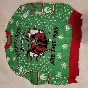 Star Wars Grogu/Baby Yoda Ugly Christmas sweater size large